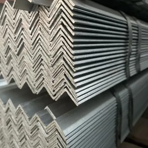 Barra de acero de ángulo estructural